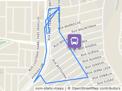 Mapa da parada