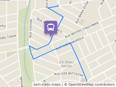 Mapa da parada