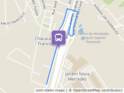 Mapa da parada