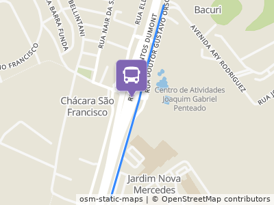 Mapa da parada