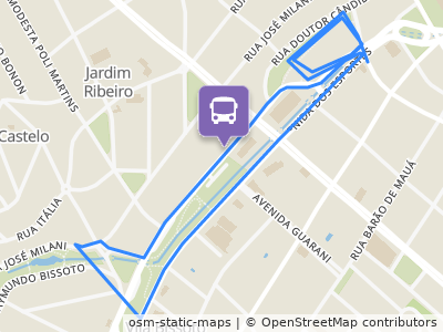 Mapa da parada