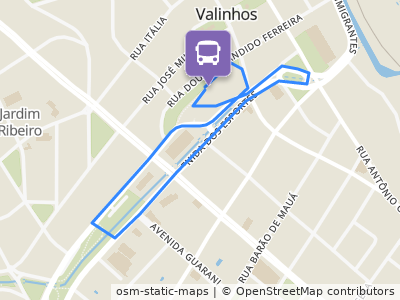 Mapa da parada