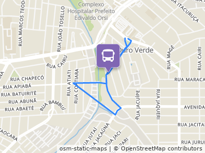 Mapa da parada