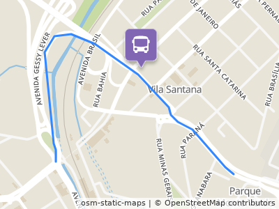 Mapa da parada