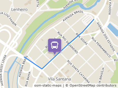 Mapa da parada