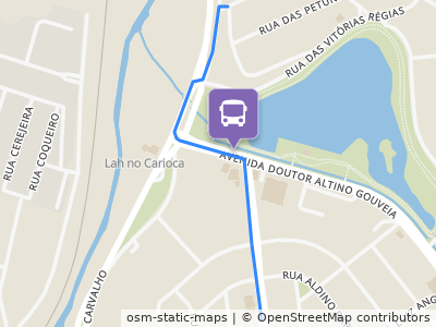 Mapa da parada