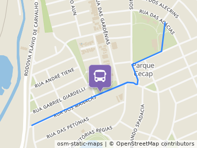 Mapa da parada
