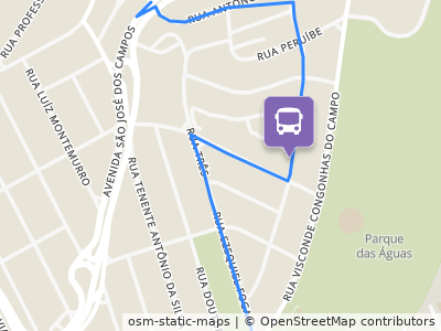 Mapa da parada