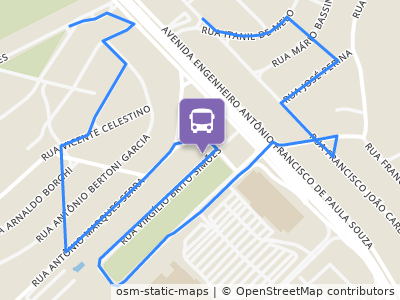 Mapa da parada
