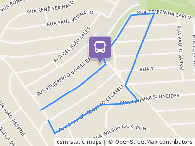Mapa da parada