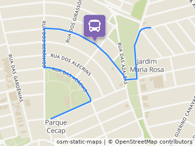 Mapa da parada