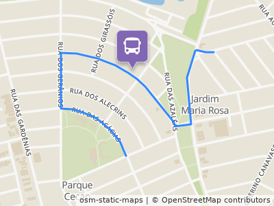 Mapa da parada