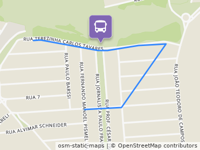 Mapa da parada