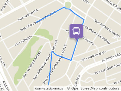 Mapa da parada