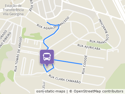 Mapa da parada