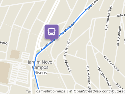Mapa da parada