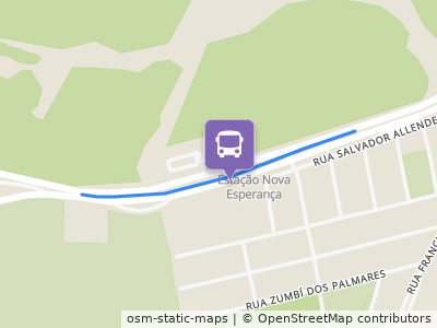 Mapa da parada