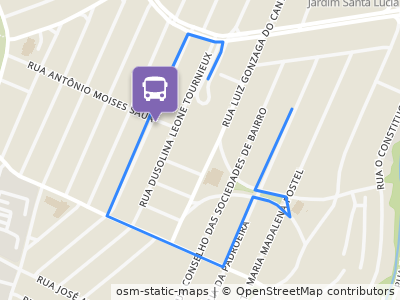 Mapa da parada