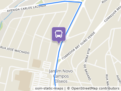 Mapa da parada