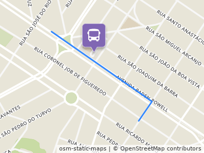 Mapa da parada