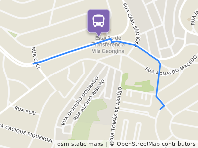 Mapa da parada