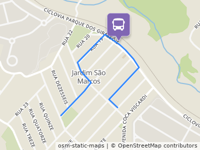 Mapa da parada