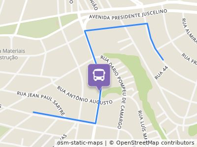 Mapa da parada