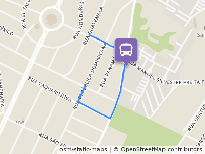 Mapa da parada