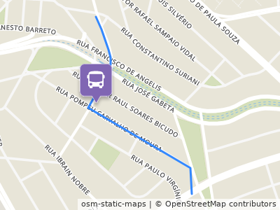 Mapa da parada