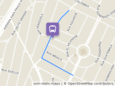 Mapa da parada