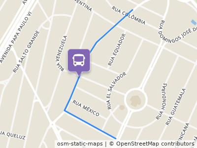 Mapa da parada