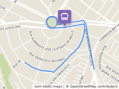 Mapa da parada