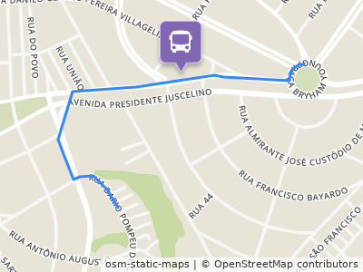 Mapa da parada