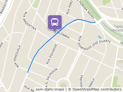 Mapa da parada