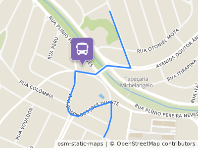 Mapa da parada