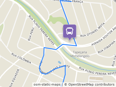 Mapa da parada