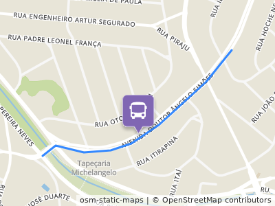 Mapa da parada