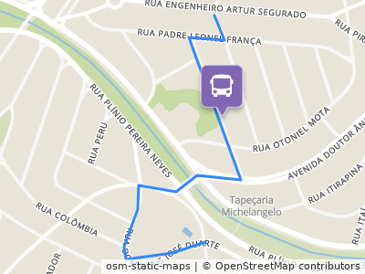 Mapa da parada