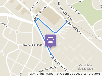 Mapa da parada