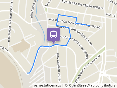 Mapa da parada
