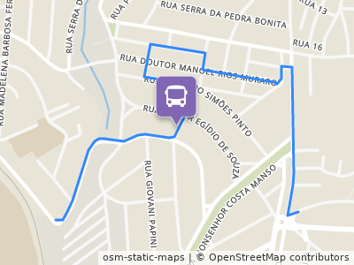 Mapa da parada
