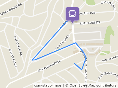 Mapa da parada