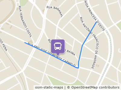 Mapa da parada