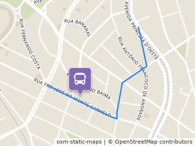 Mapa da parada