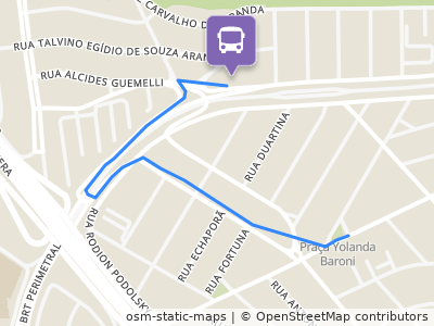 Mapa da parada