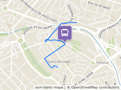Mapa da parada