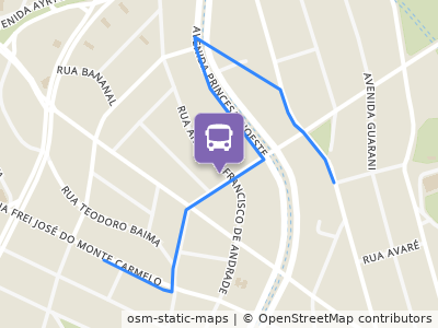 Mapa da parada