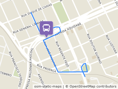 Mapa da parada