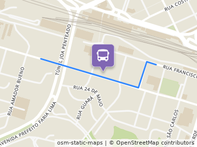 Mapa da parada