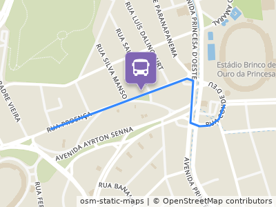 Mapa da parada